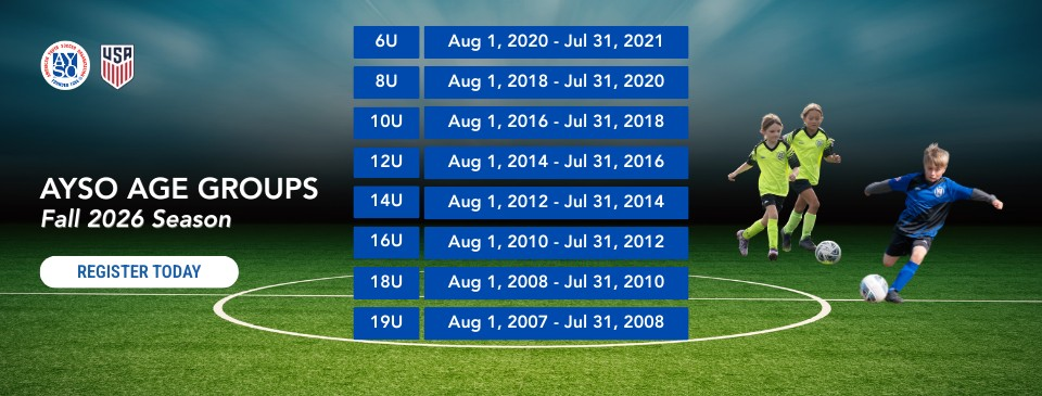 AYSO Age Group Changes